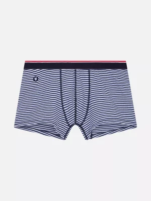 Accessoire Shorty Rayure Bicolore Bleu Moyen