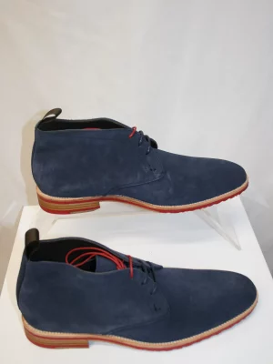 Accessoire Chaussures Chelsea Nubuck Bleu Moyen