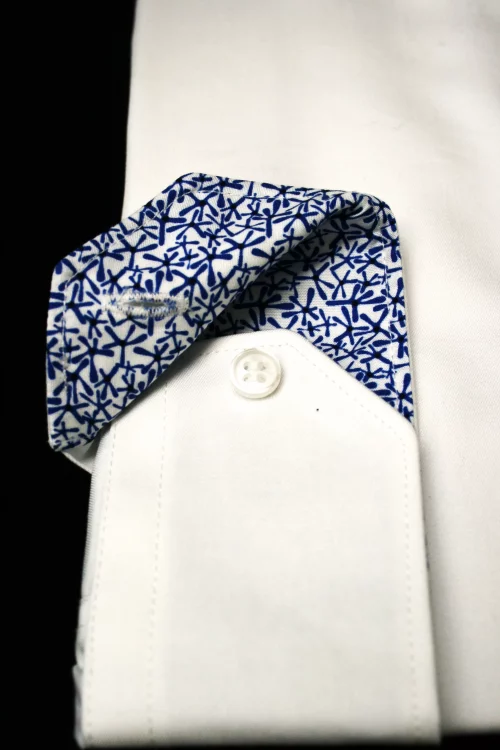Chemise Manches Longues Ville Unie Avec Oppo Modern Oppo Blanc – Image 2