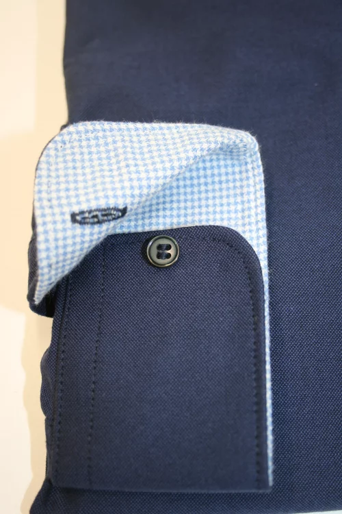 Chemise Manches Longues Sport Oxford Uni Modern Oppo Pb Bleu Clair – Image 2