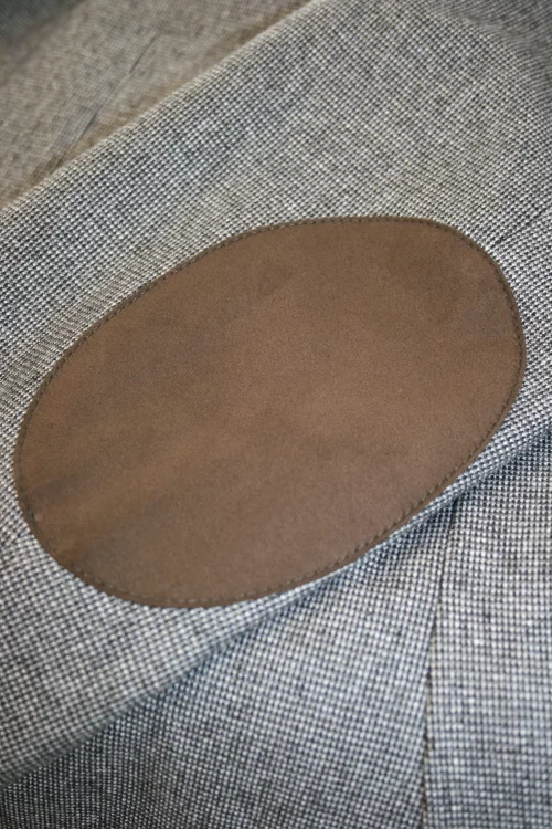 Veste Ville Faux Uni Las Beige Moyen – Image 2