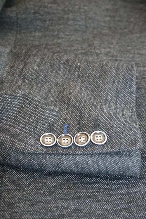 Veste Ville Maille Piquee Actu Bleu Fonce – Image 2