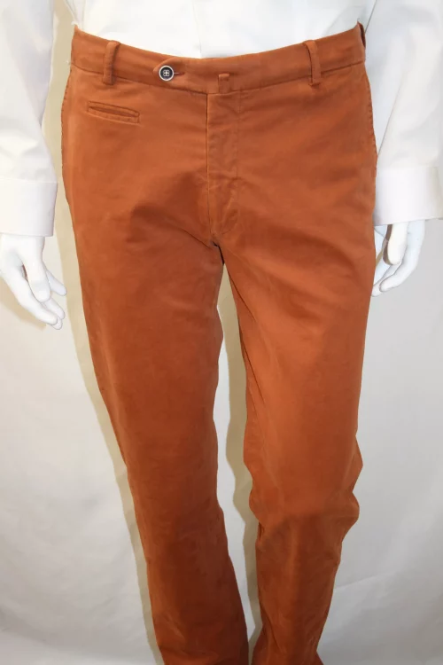 Pantalon Sport Chino Satin Pat Hamilton Orange Moyen