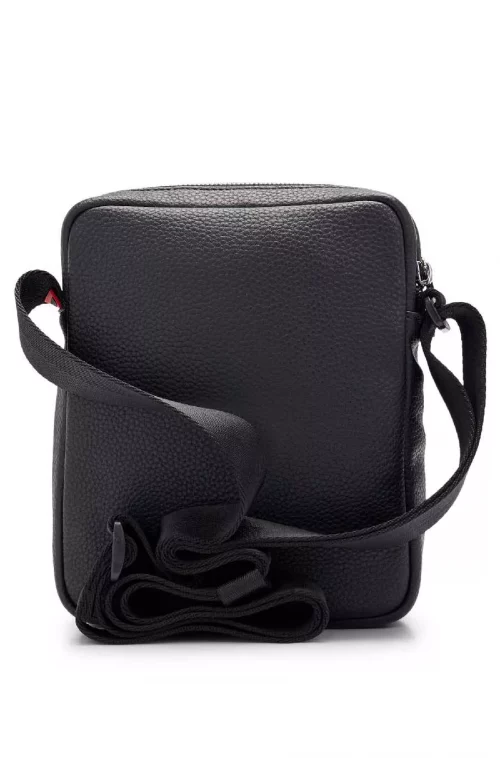 Accessoire Sac Cuir Porter Travers Noir Fonce – Image 3