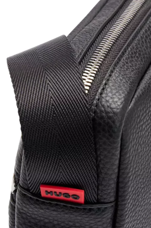 Accessoire Sac Cuir Porter Travers Noir Fonce – Image 5