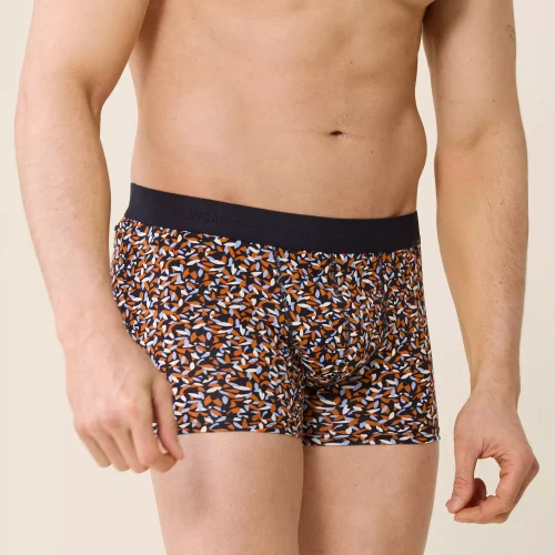 Accessoire Shorty Imprime Bicolore Orange Moyen – Image 2
