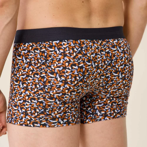 Accessoire Shorty Imprime Bicolore Orange Moyen – Image 4