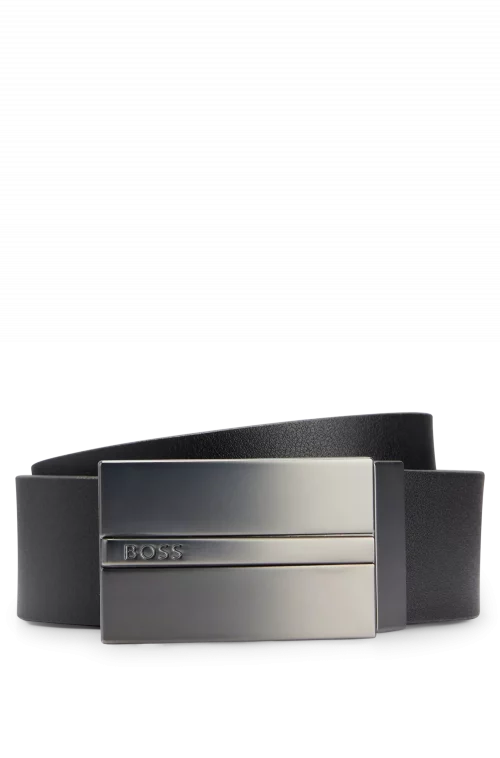 Accessoire Ceinture Coffret Nylon 2 Boucles Noir Fonce