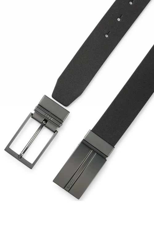 Accessoire Ceinture Coffret Nylon 2 Boucles Noir Fonce – Image 2