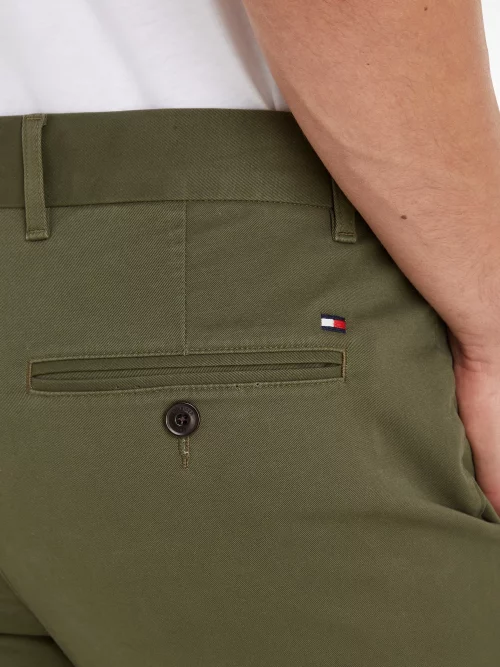 Pantalon Sport Bleecker Chino Satin Kaki Fonce – Image 3