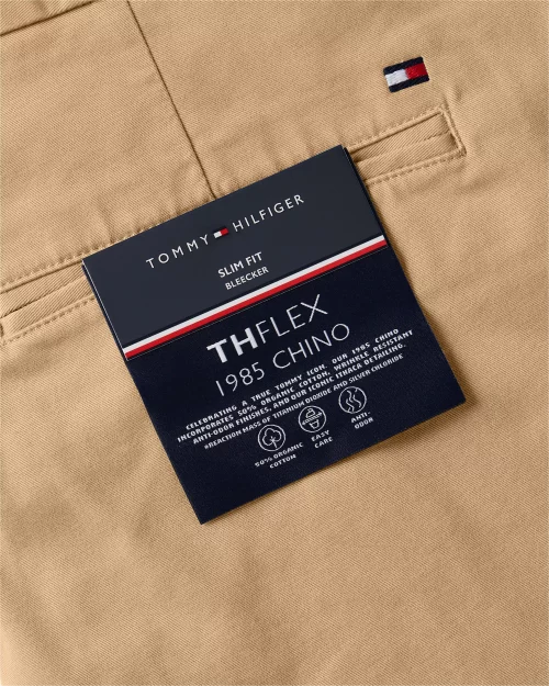 Pantalon Sport Bleecker Chino Satin Beige Moyen – Image 2