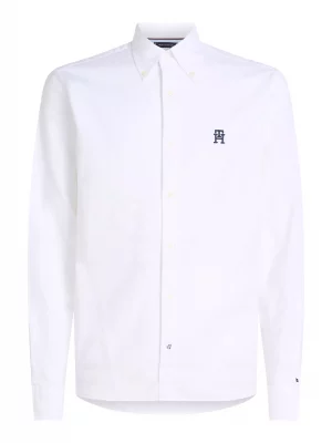 Chemise Manches Longues Sport Monogramme Th Blanc