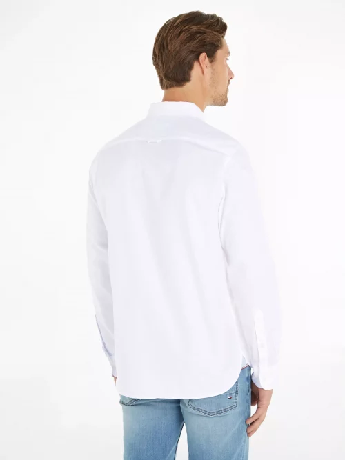 Chemise Manches Longues Sport Monogramme Th Blanc – Image 2