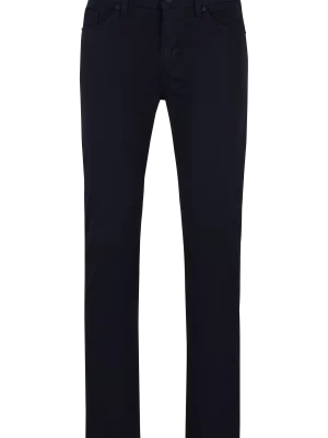 Jean Sport Satin Uni Bleu Fonce