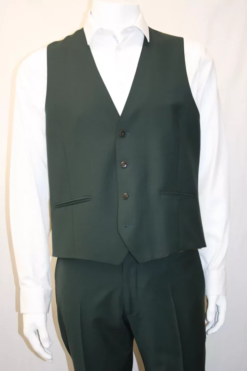 Costume 3 Pieces Tete Epingle Kaki Las Bang Casino Kaki Fonce – Image 4