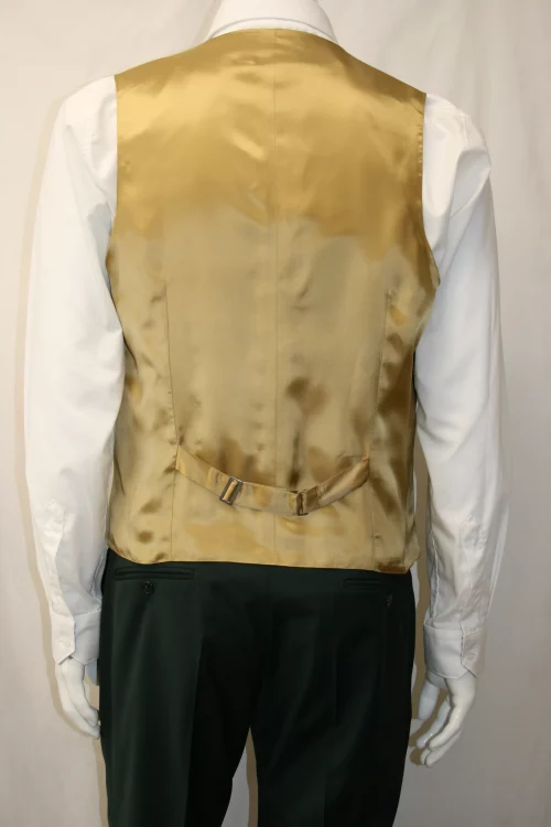 Costume 3 Pieces Tete Epingle Kaki Las Bang Casino Kaki Fonce – Image 5