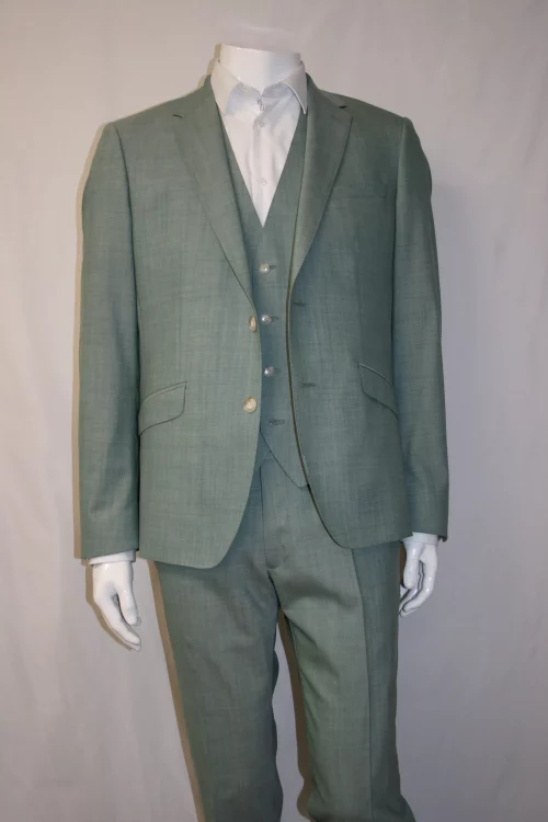 Costume 3 Pieces Toile Tilleul Las Bang Casino Vert Clair