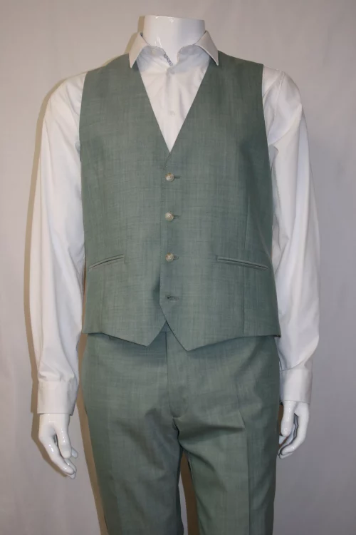 Costume 3 Pieces Toile Tilleul Las Bang Casino Vert Clair – Image 2