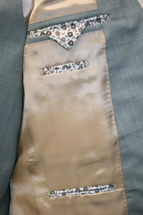 Costume 3 Pieces Toile Tilleul Las Bang Casino Vert Clair – Image 5