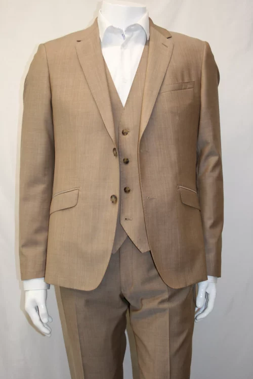 Costume 3 Pieces Toile Peche Las Bang Casino Orange Moyen