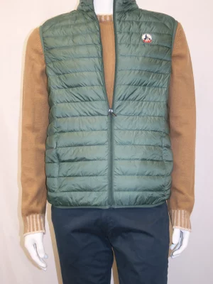 Grosse Piece Blouson Doudoune Sans Manche Vert Moyen