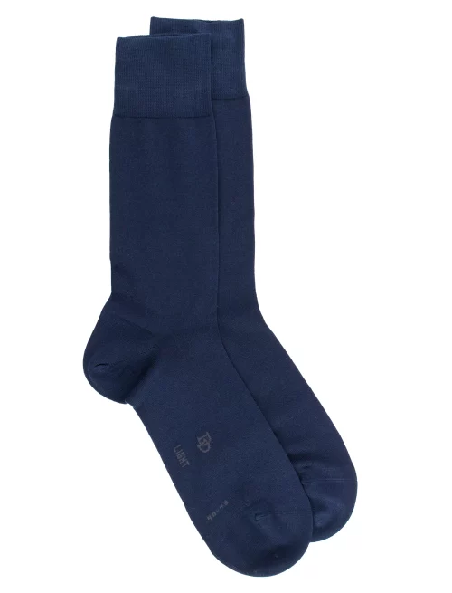 Accessoire Chaussettes Light Fil Ecosse Bleu Moyen