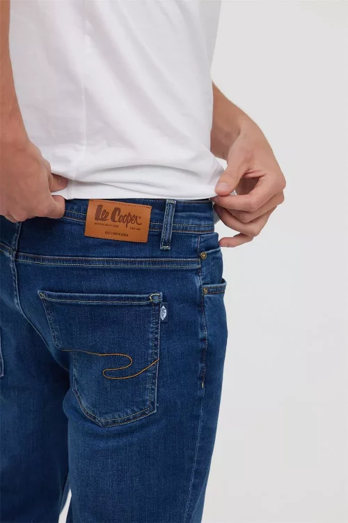 Jean Denim Stone Delave Bleu Moyen – Image 4