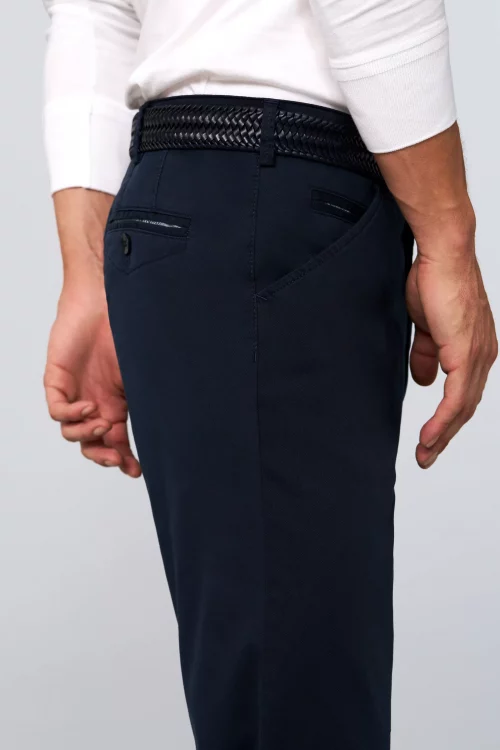 Pantalon Sport Canvas Bleu Fonce – Image 3