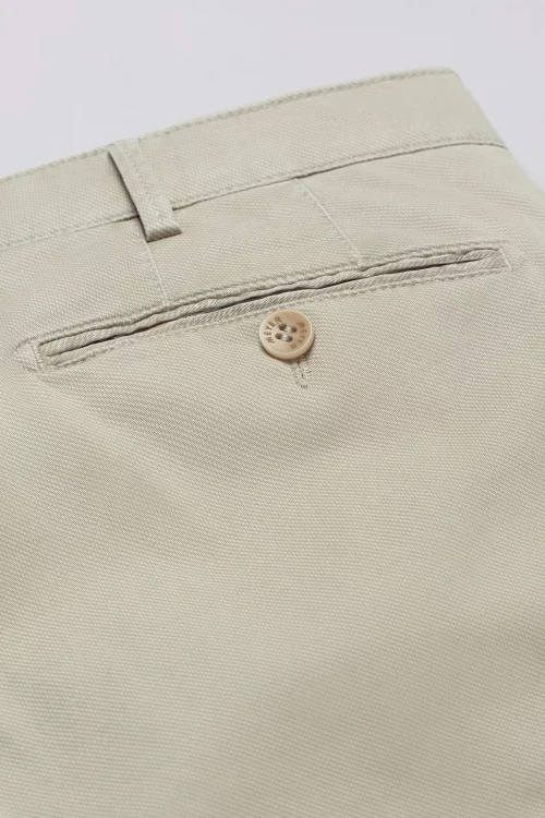 Pantalon Sport Imprime Diagonal Beige Clair – Image 4