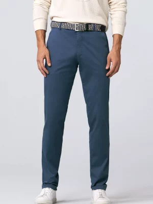 Pantalon Sport Fil A Fil Bleu Moyen
