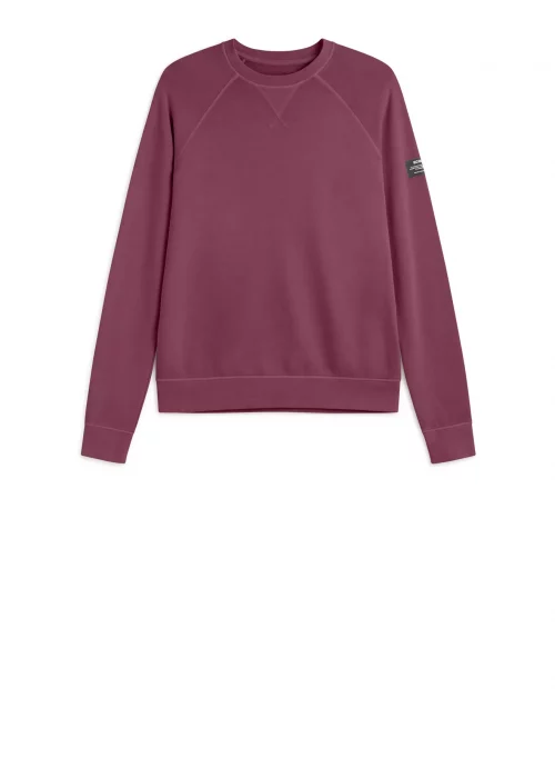 Pull Sweat  Molleton Lave Rose Moyen