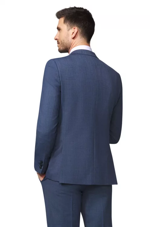 Veste Ville Oxford Bleu Moyen – Image 3