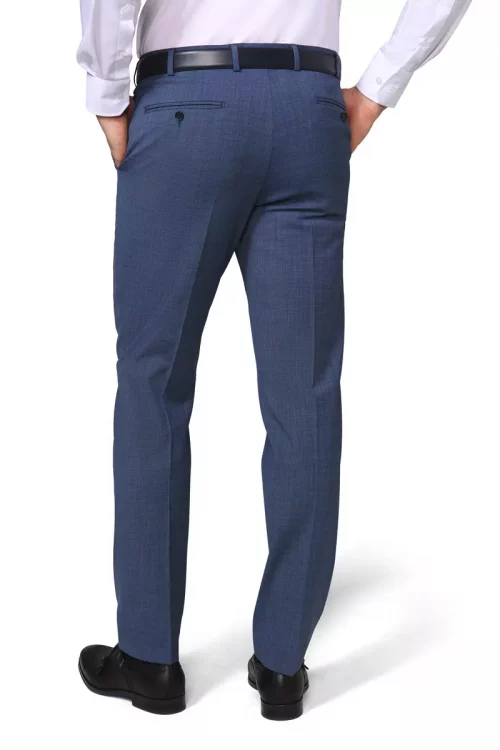 Pantalon Ville Oxford Bleu Moyen – Image 2