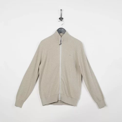 Gilet Manches Longues Nid Abeille Beige Clair
