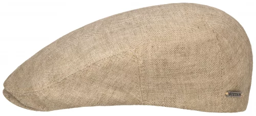 Accessoire Casquette Plate Lin Beige Moyen