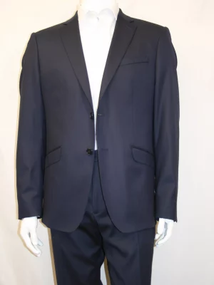 Costume 2 Pieces Chainette Unie Actu Zen Bleu Fonce