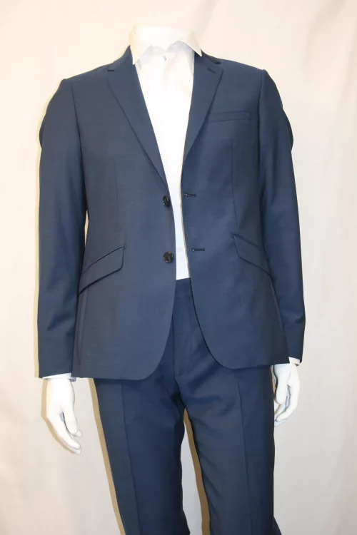 Costume 2 Pieces Toile Ardoise Las Bang Bleu Moyen