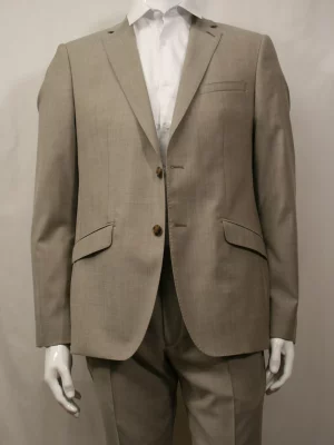 Costume 2 Pieces Toile Naturel Actu Zen Beige Clair