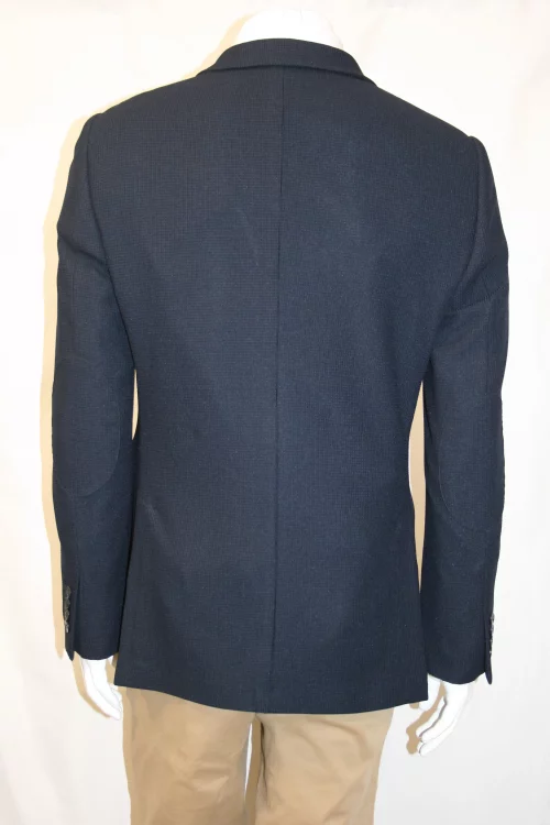 Veste Blazer  Gauffre Actu Bleu Fonce – Image 2