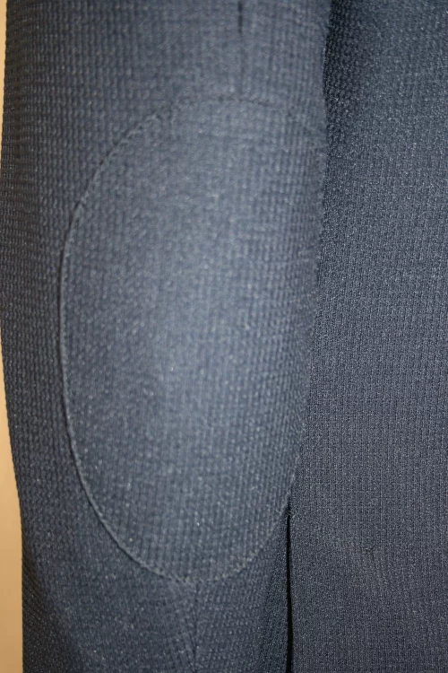 Veste Blazer  Gauffre Actu Bleu Fonce – Image 5