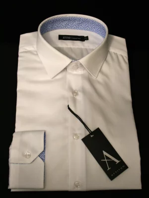 Chemise Manches Longues Ville Twill Avec Oppo Modern Blanc