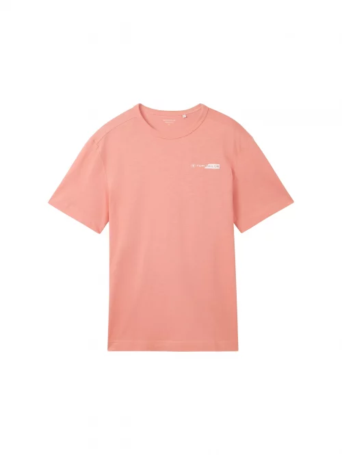 T-shirt Manches Courtes Flamme Logo Rubber Orange Moyen