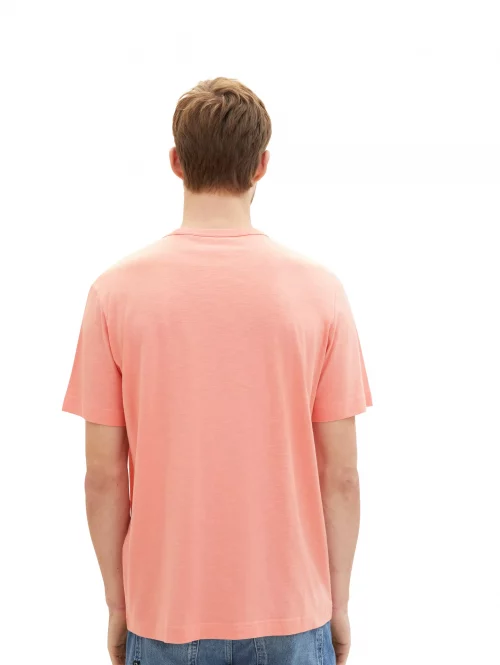 T-shirt Manches Courtes Flamme Logo Rubber Orange Moyen – Image 3