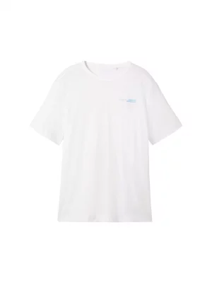 T-shirt Manches Courtes Flamme Logo Rubber Blanc