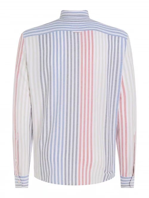Chemise Manches Longues Sport Rayure Multico Bleu Moyen – Image 2