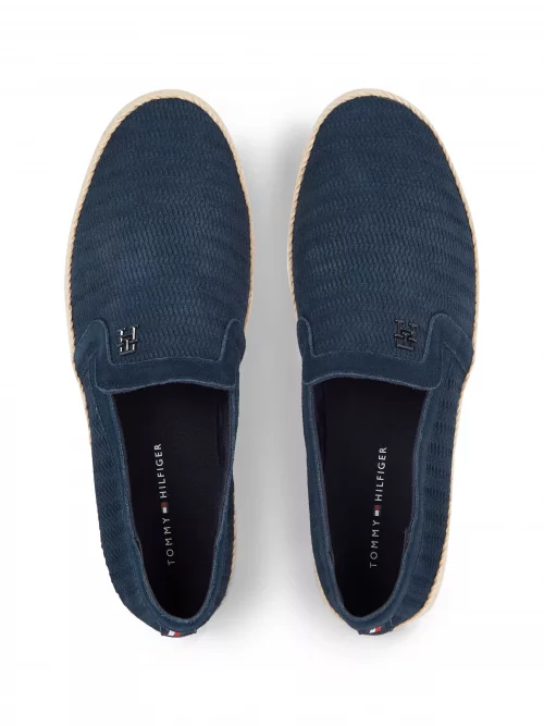 Accessoire Chaussures Espadrille Tressee Bleu Fonce – Image 2