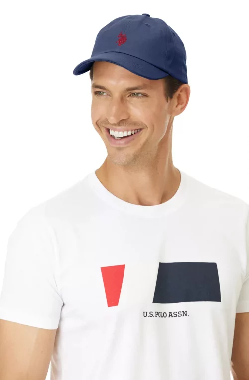 Accessoire Casquette Coton Us Bleu Fonce