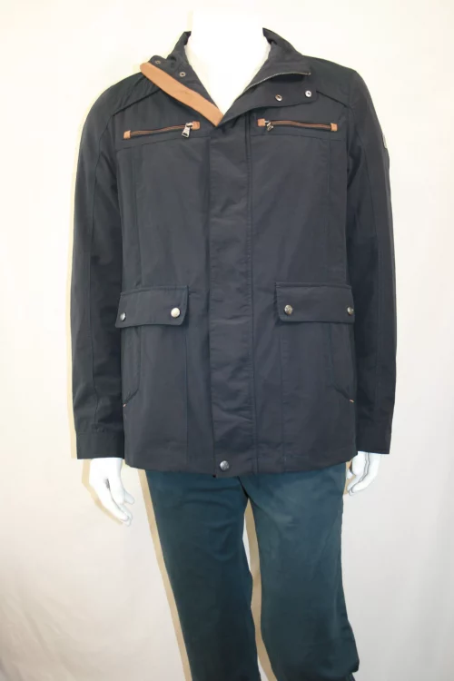 Grosse Piece Parka Polyester 3pp + Insert Bleu Fonce – Image 2