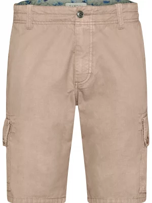 Pantalon Bermuda  Cargo Uni Beige Clair