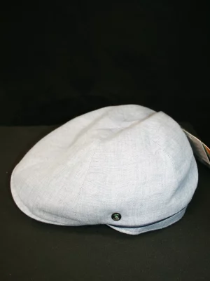 Accessoire Casquette Lin Uni Bleu Fonce